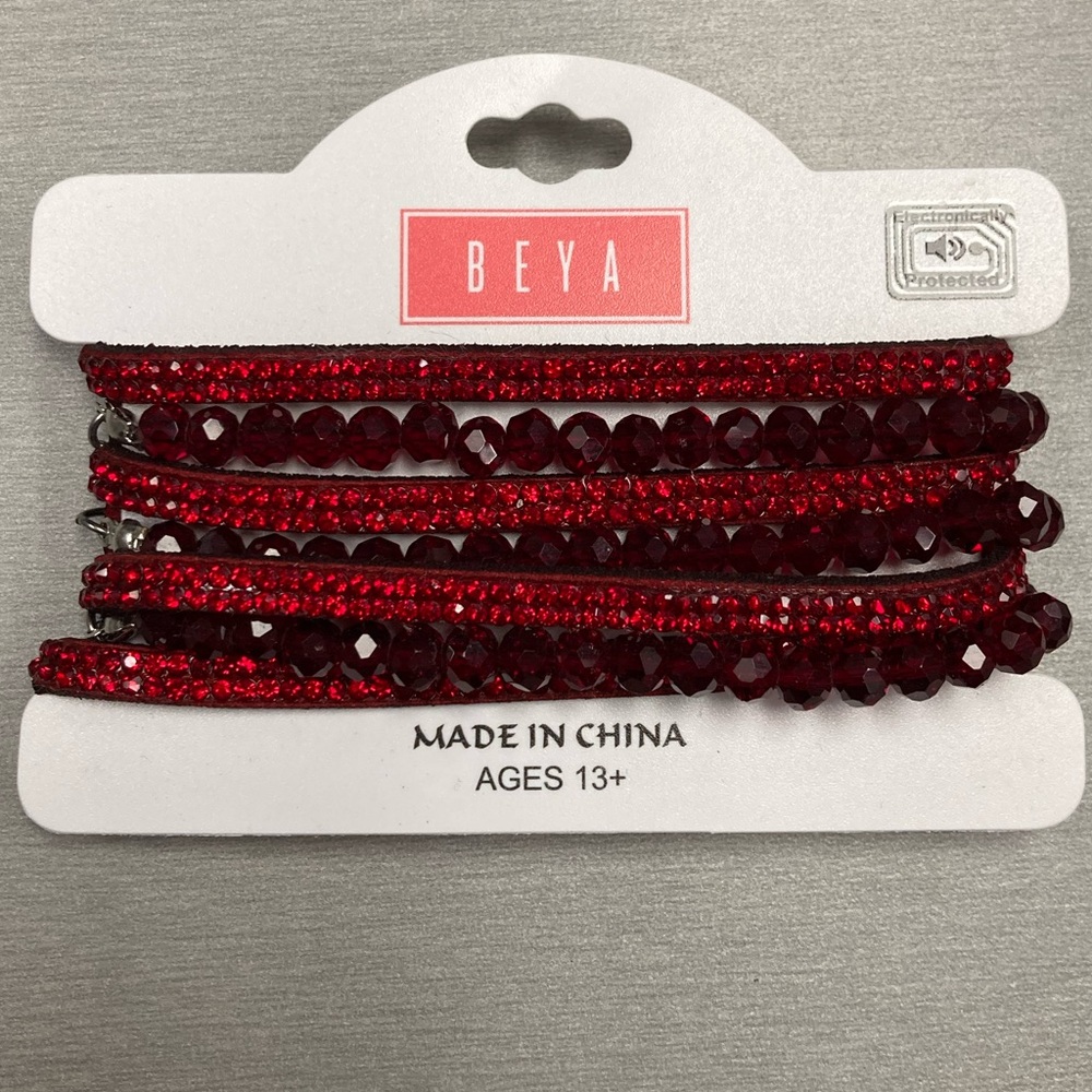 Beya red bracelet